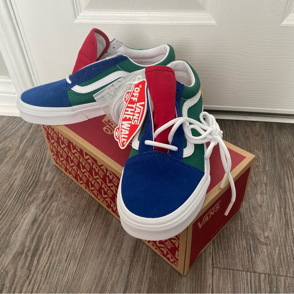 Vans Multicolor Sneakers suede and canvas size 7  NWT Vans off the Wall - Picture 7 of 12